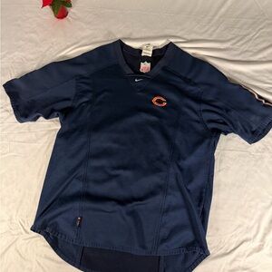 Vintage NFL Chicago Bears Practice Jersey Size L Navy Football